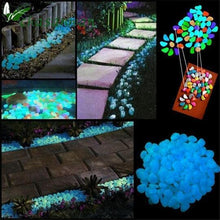 Load image into Gallery viewer, &quot;Night Stones&quot;- Glow-in-the-Dark Garden Pebbles

