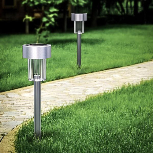 12-Pack Elegant Solar Landscape Light For Garden Lawn Patio | Bright! - True Lumens