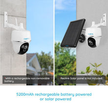 Load image into Gallery viewer, 1080P WiFi Camera Wireless PT Battery Powered Security Camera for Outdoor Indoor Security
