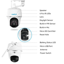 Load image into Gallery viewer, 1080P WiFi Camera Wireless PT Battery Powered Security Camera for Outdoor Indoor Security
