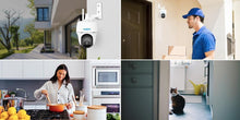 Load image into Gallery viewer, 1080P WiFi Camera Wireless PT Battery Powered Security Camera for Outdoor Indoor Security
